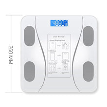 Load image into Gallery viewer, Bathroom USE Healthy Smart Electronic Weight scale Smart Health Solid Color Household Precision Weight Measurement LED Digital 0 Elite Fitness Essentials China White 