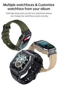 Bluetooth Military Waterproof Smartwatch - Elite Fitness Essentials