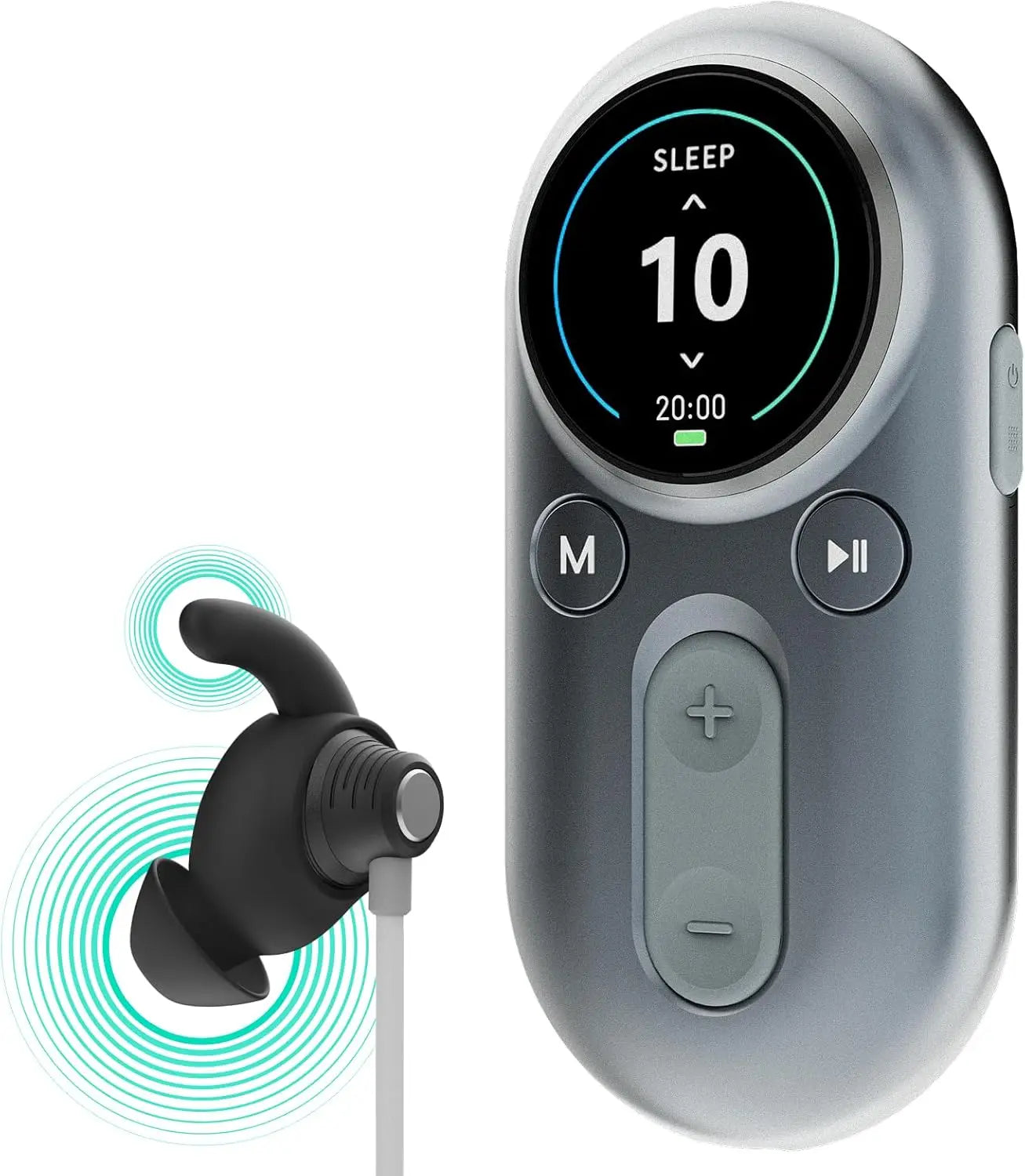 ZenoWell Luna Vagus Nerve Stimulator for Better Sleep Stress Relief | Portable Meditation Aid for HRV Training  Mindfulness