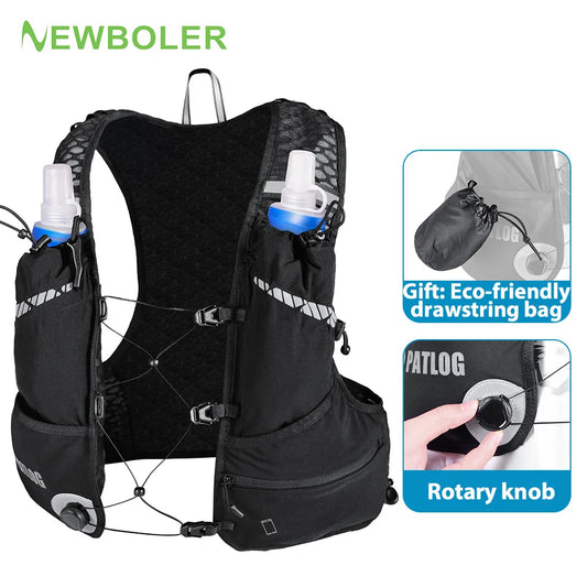 8L Breathable Hydration Vest Trail Running Backpacks Lightweight Cycling Run Jogging Marathon Backpack Riding Bike Climbing Bag