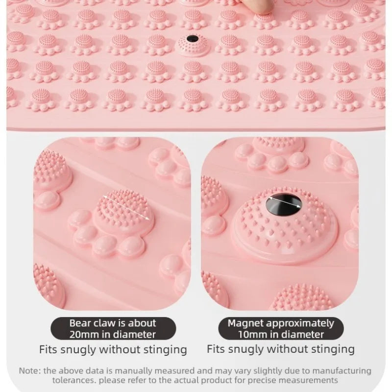 2026 Foot Yoga Massage Acupressure Board Mat Anti Fatigue Walk Stone Acupoint Mat Particle Portable Massage Tool For Walking