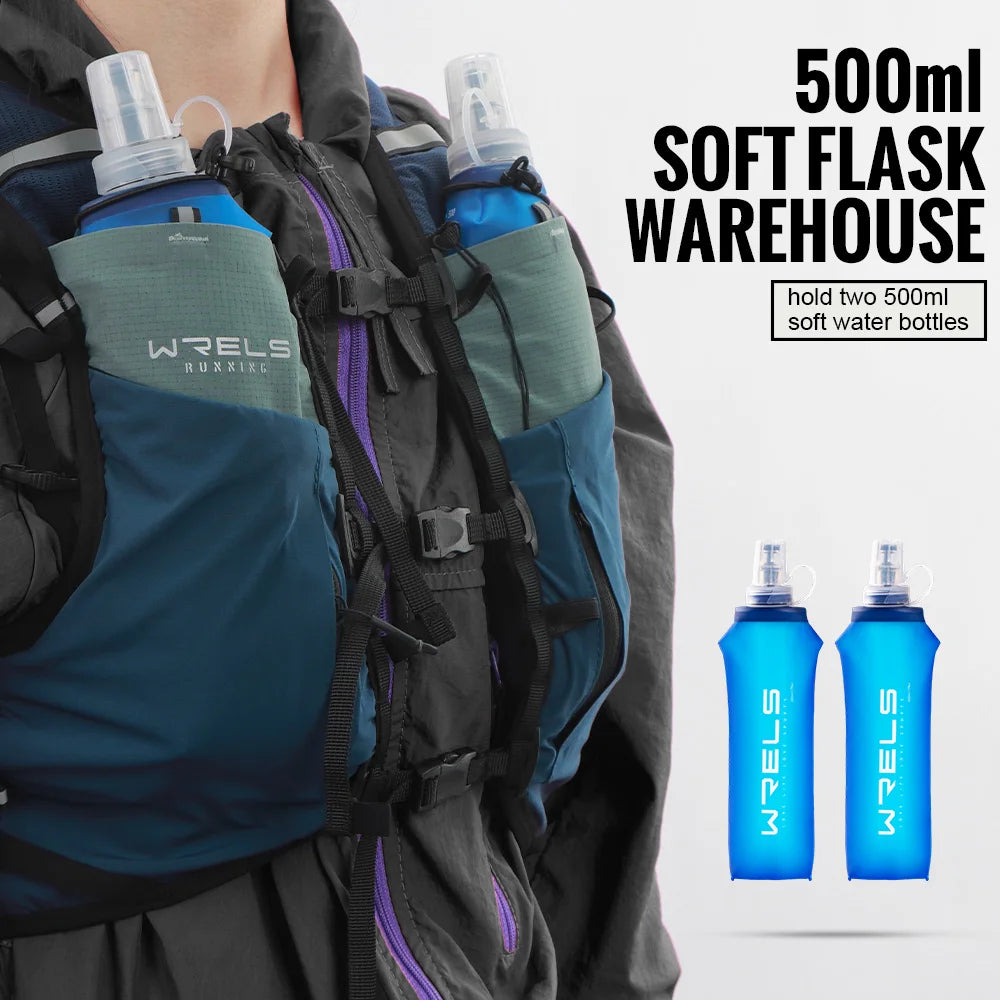 WRELS Lightweight Running Backpack Hydration Vest For Trails