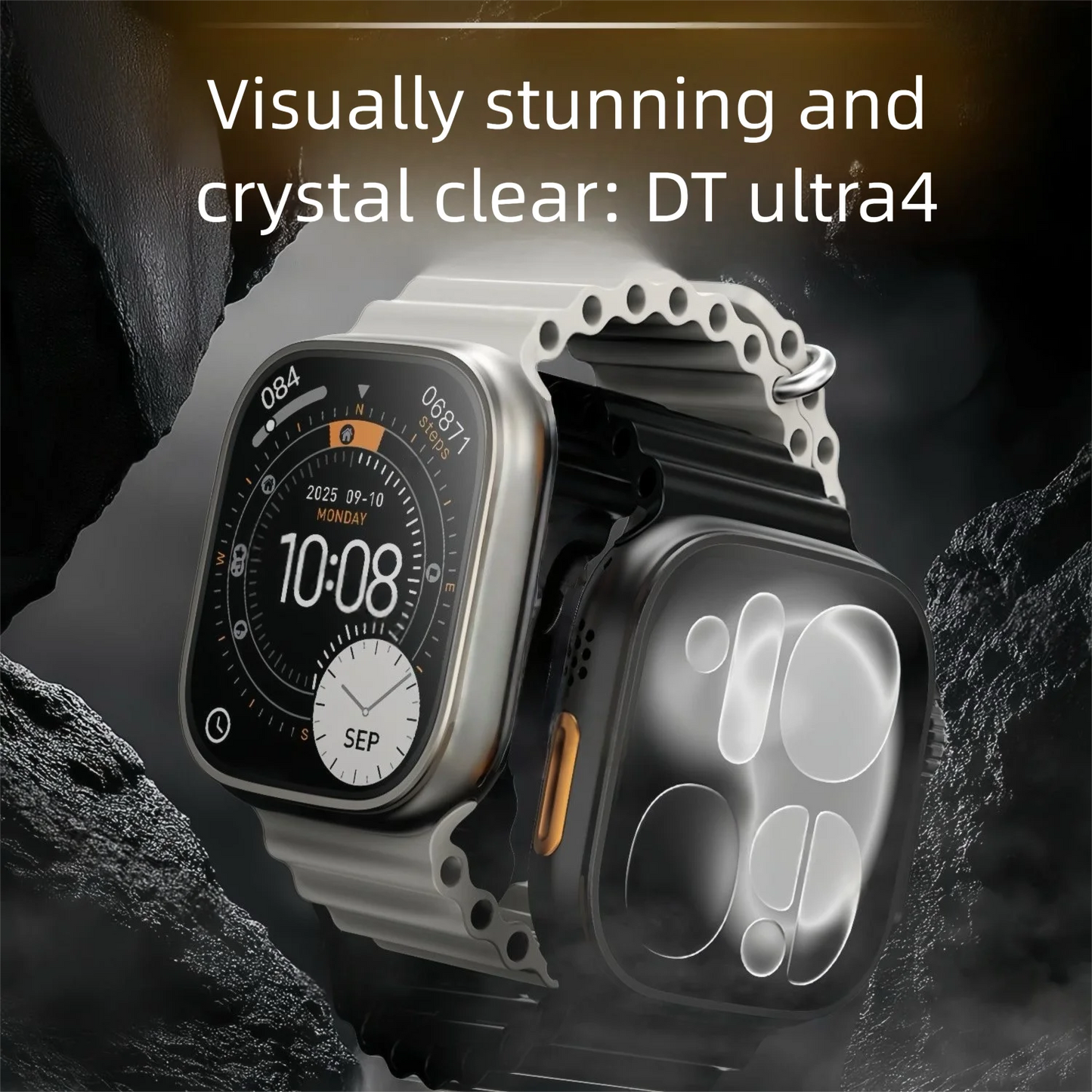 DT Ultra 4 Smart Watch GPS NFC BT Call IP68 Waterproof