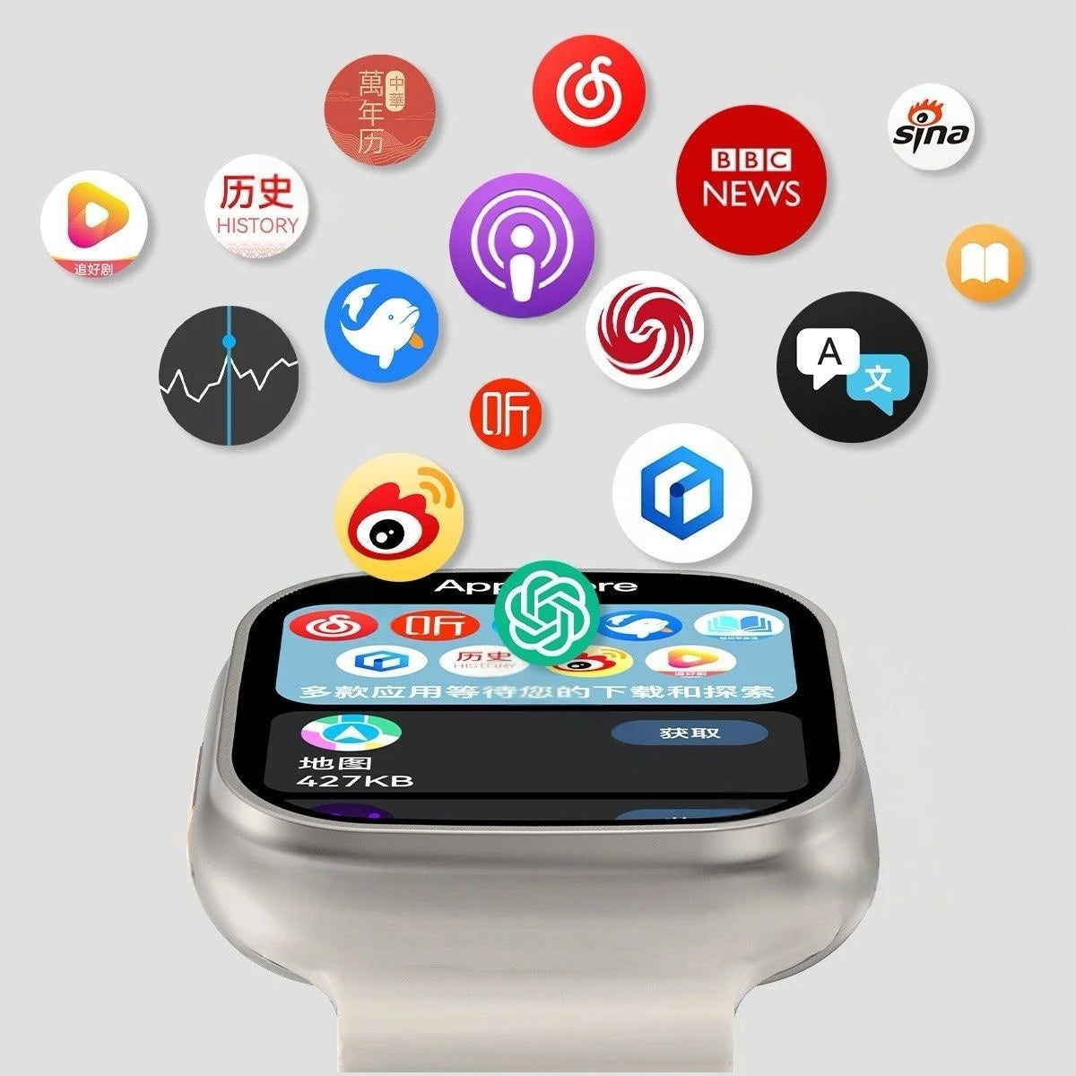 DT Ultra 4 Smart Watch GPS NFC BT Call IP68 Waterproof