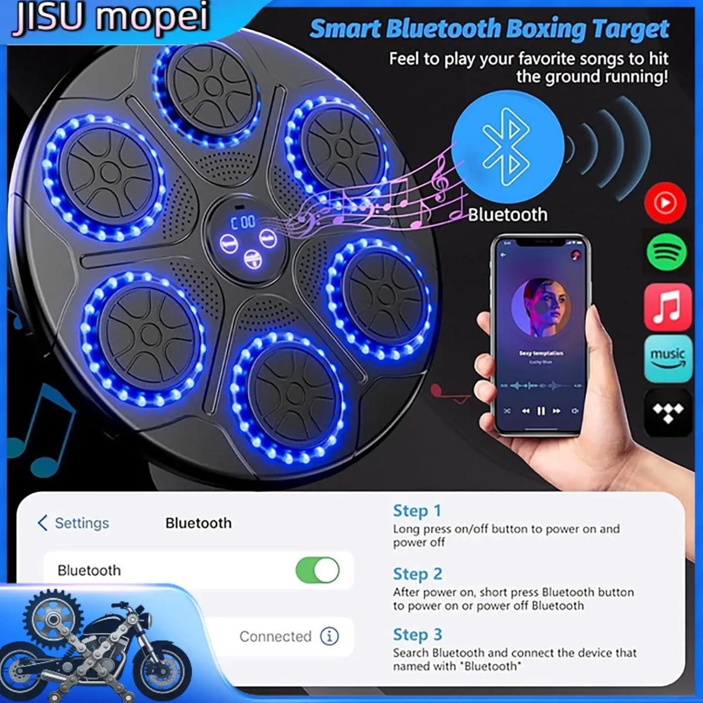 Intelligent Music Boxing Machine With LED Display And Bluetooth