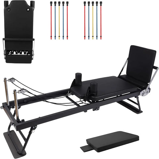 Pilates Reformer Machine With Jump Board For Home Gym Training
