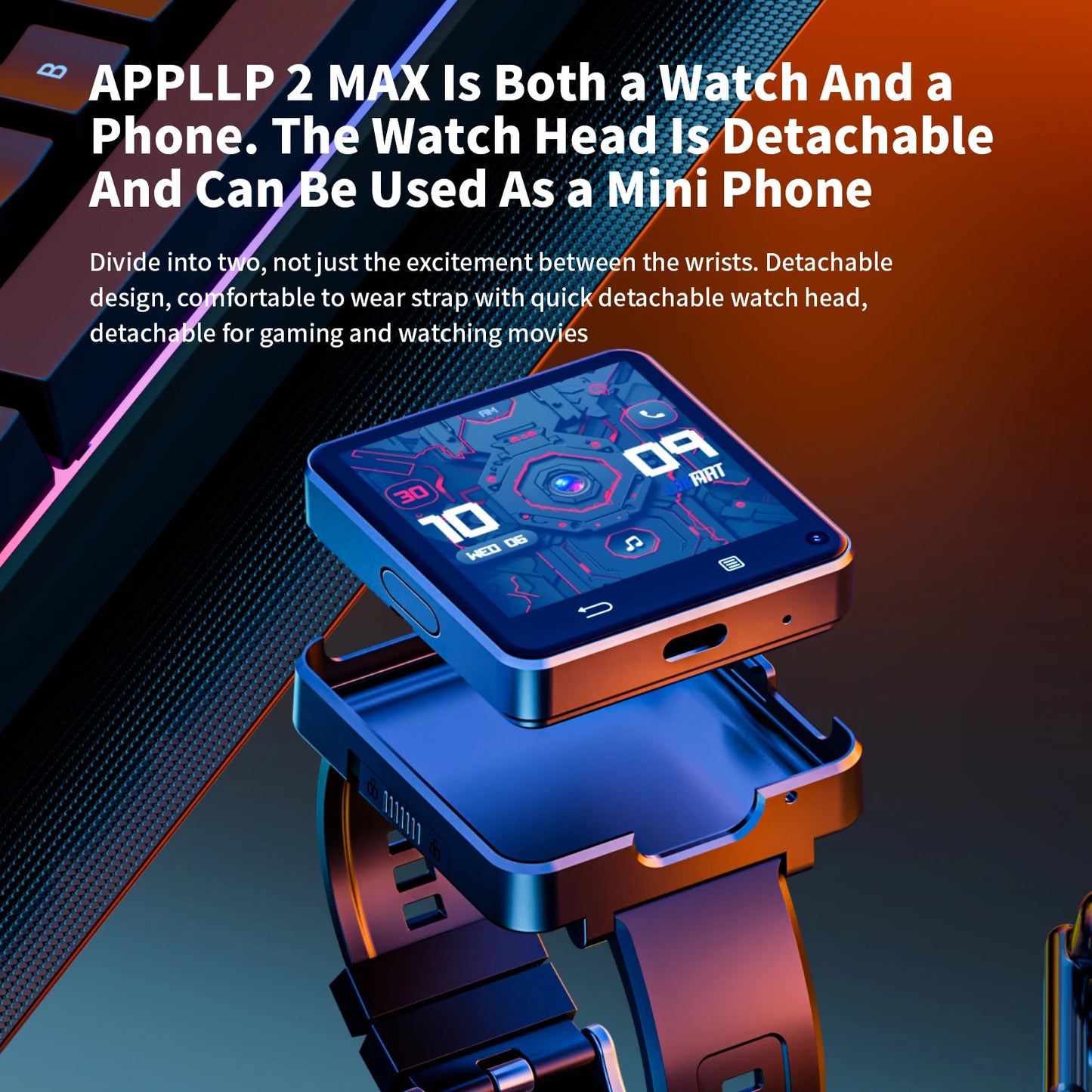 Domars Multi Language Smart Watch With Video Call App