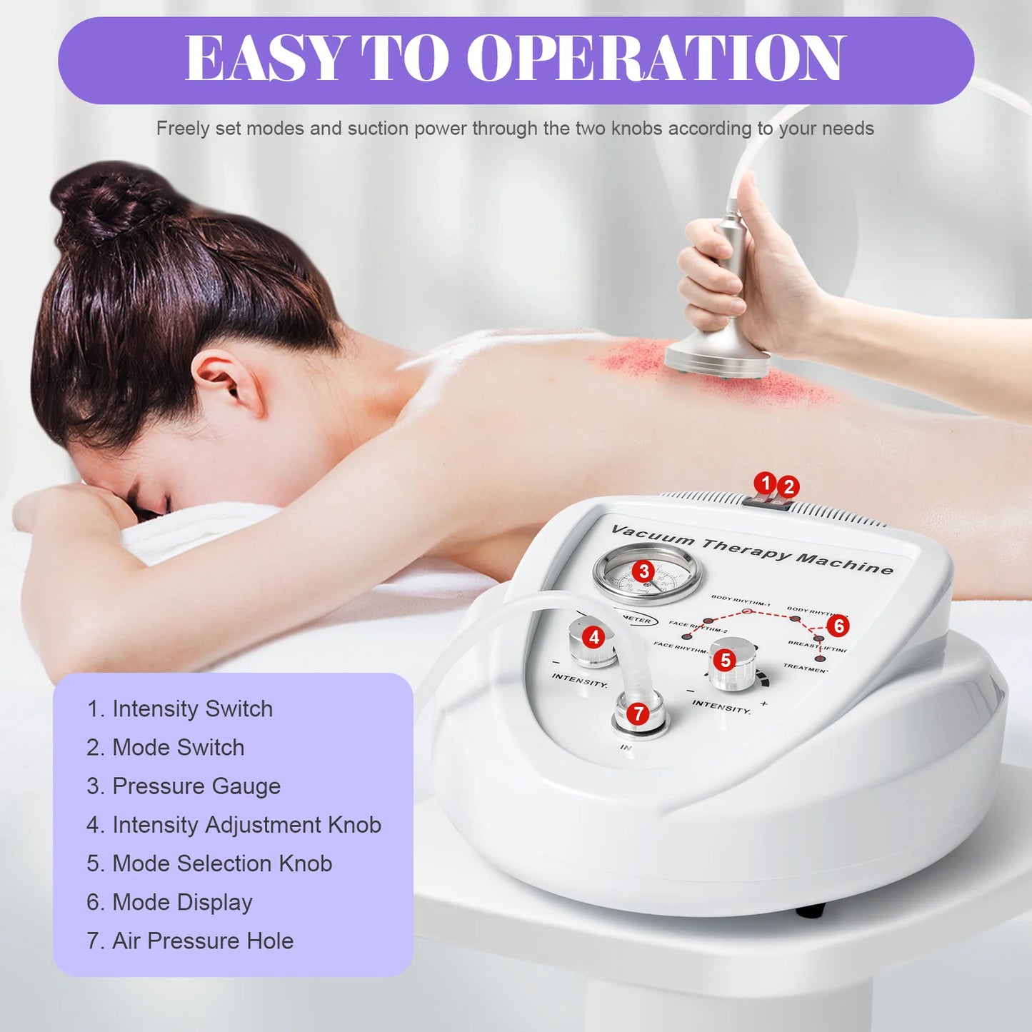 Vacuum Therapy Massage Machine for Body Shaping and Relaxation
