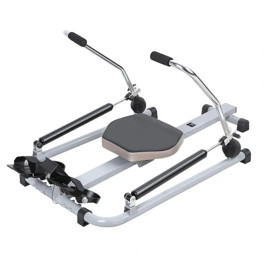 Hydraulic Rower With LCD Monitor For Home Fitness Workouts