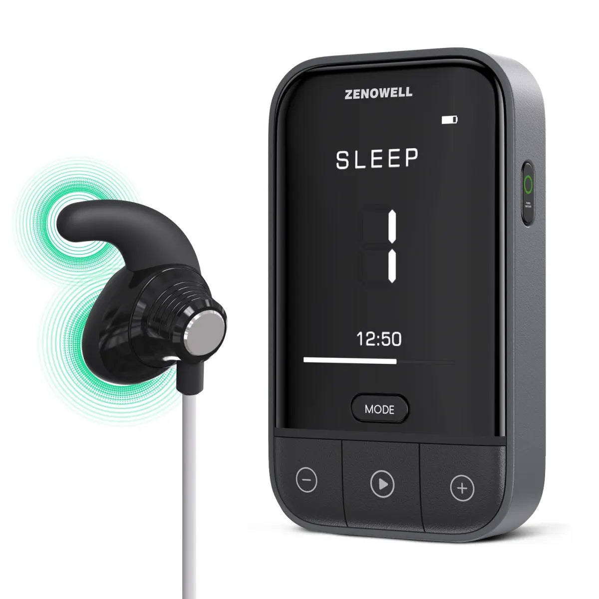 ZenoWell Vagus Nerve Stimulation Device,Restore Calm,Sleep Better,Stress Relief through Auricular Vagus Nerve Stimulator