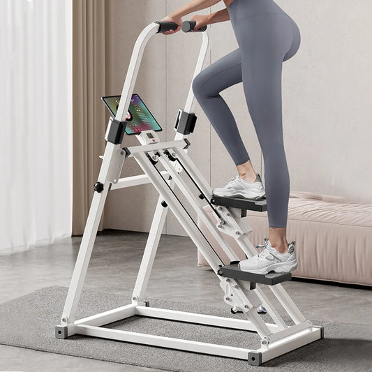 KBQ Vertical Climbing Machine Folding Exercise Equipment For Home Workout