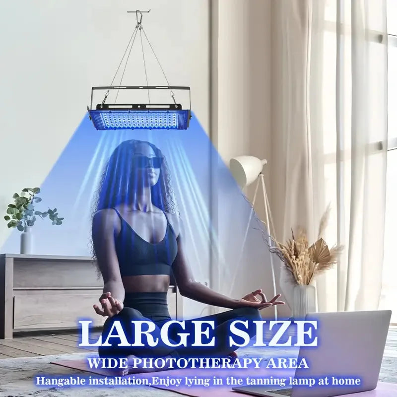 Large size 144 Leds Ultraviolet Tanning Lamp Solarium Light board for Body sunbathing Skin Bronze Skin Tanning USB Tanning Light
