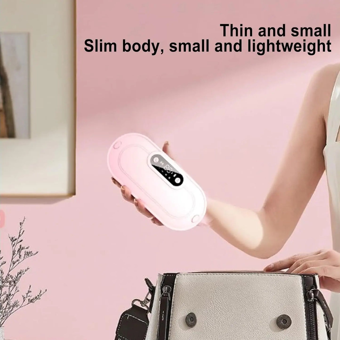SOXW Cordless Heating Pad for Period Cramps 5000mAh 3 Levels