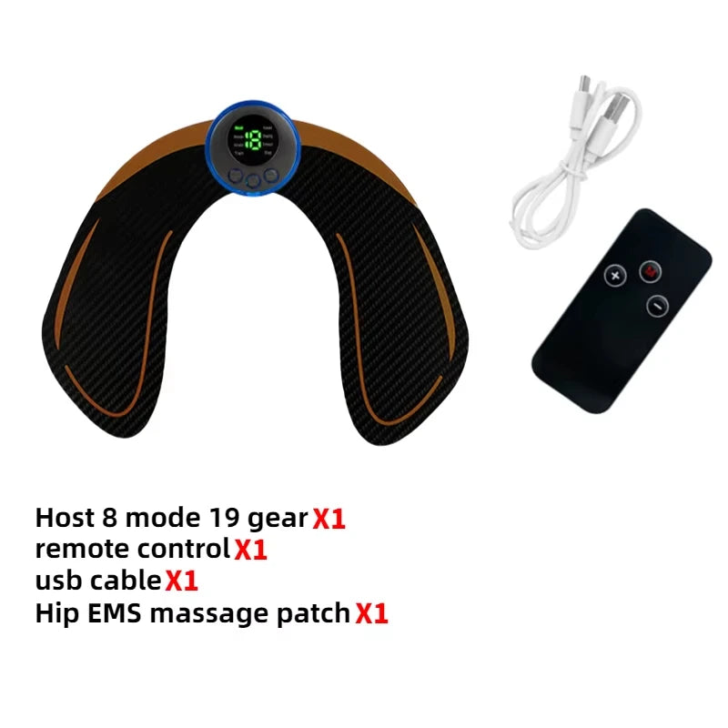 Electric Muscle Stimulator EMS Wireless Hip And Abdominal Trainer
