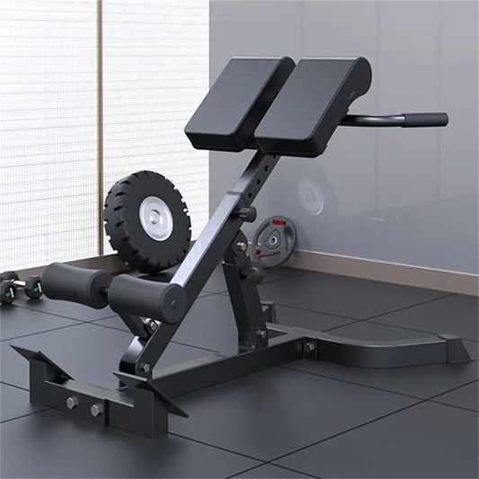 Folding Roman Chair Hyperextension Bench For Core Back Strength