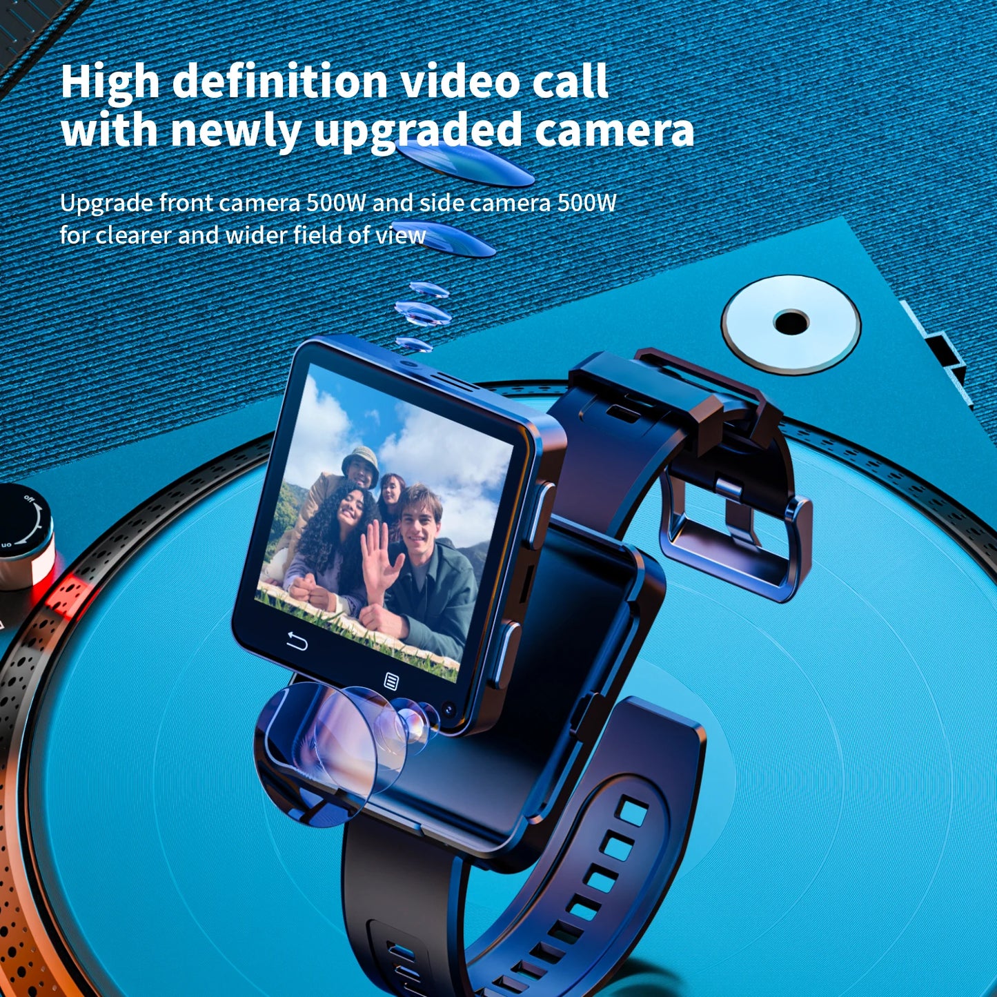 Domars Multi Language Smart Watch With Video Call App