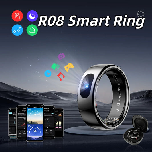 Govllfoz R08 Smart Ring Health Sleep Monitor 5ATM Waterproof