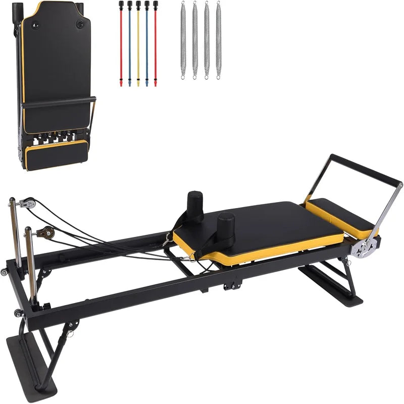 Pilates Reformer Machine With Jump Board For Home Gym Training