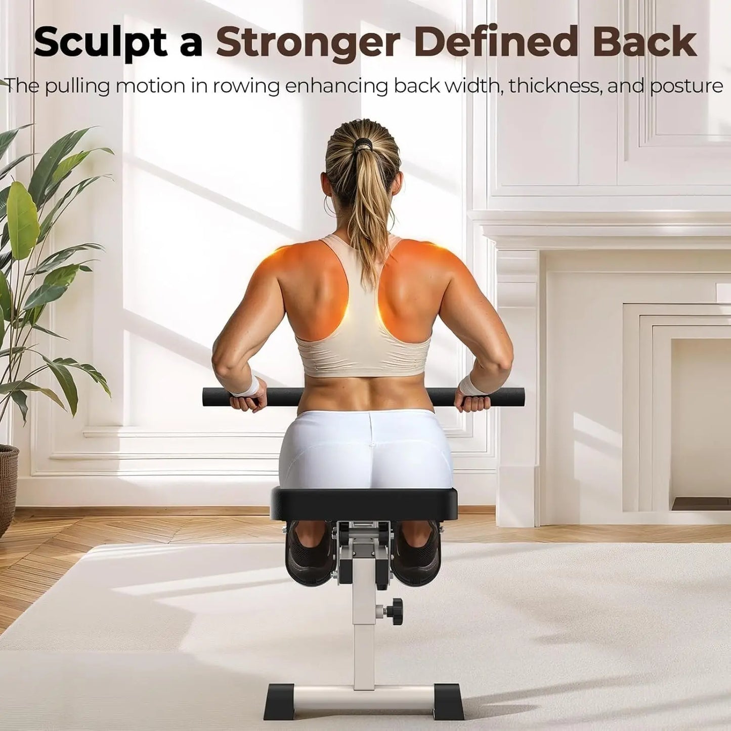 FED Fitness Hydraulic Rowing Machine For Home With 12 Levels