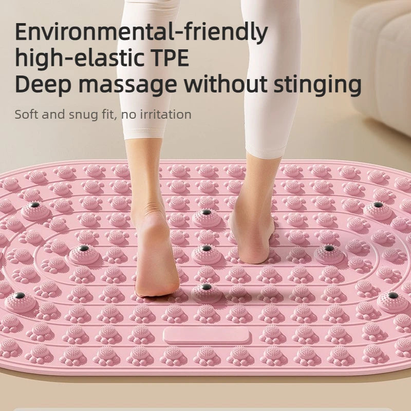 2026 Foot Yoga Massage Acupressure Board Mat Anti Fatigue Walk Stone Acupoint Mat Particle Portable Massage Tool For Walking