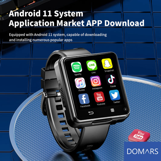 Domars Multi Language Smart Watch With Video Call App
