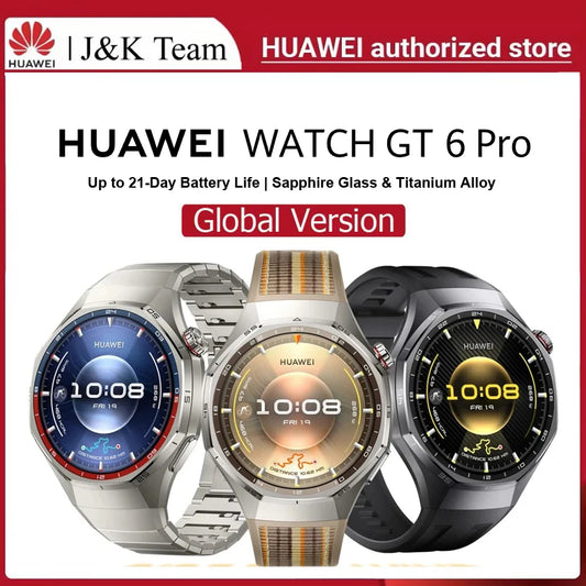 Huawei Watch GT6 Pro Smartwatch Global Version With 21 Day Battery Life