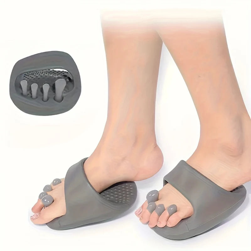 Slimming Toe Separator Slippers For Men And Women Indoor Massage