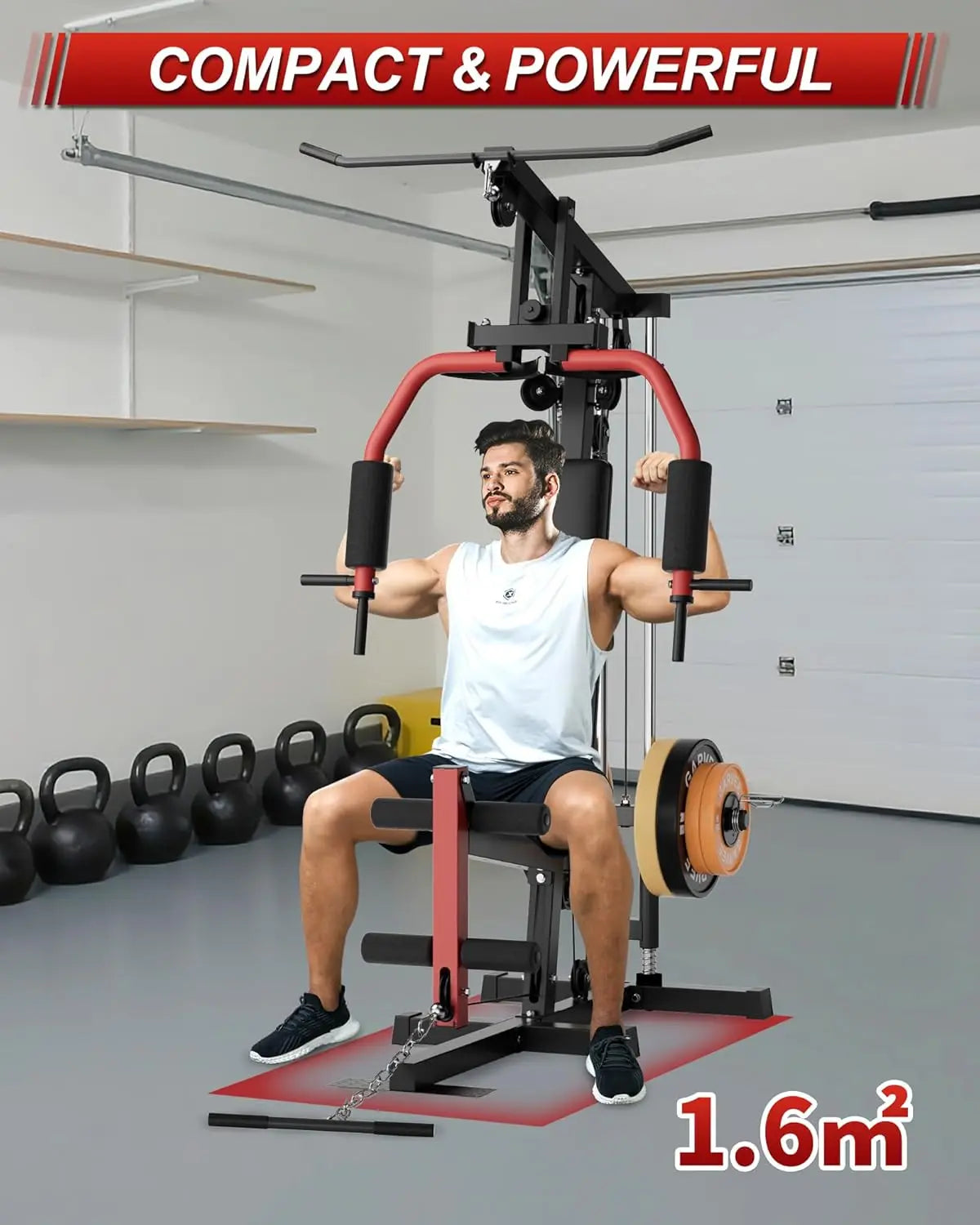 HiMISS All In One Home Gym For Full Body StrengthTraining