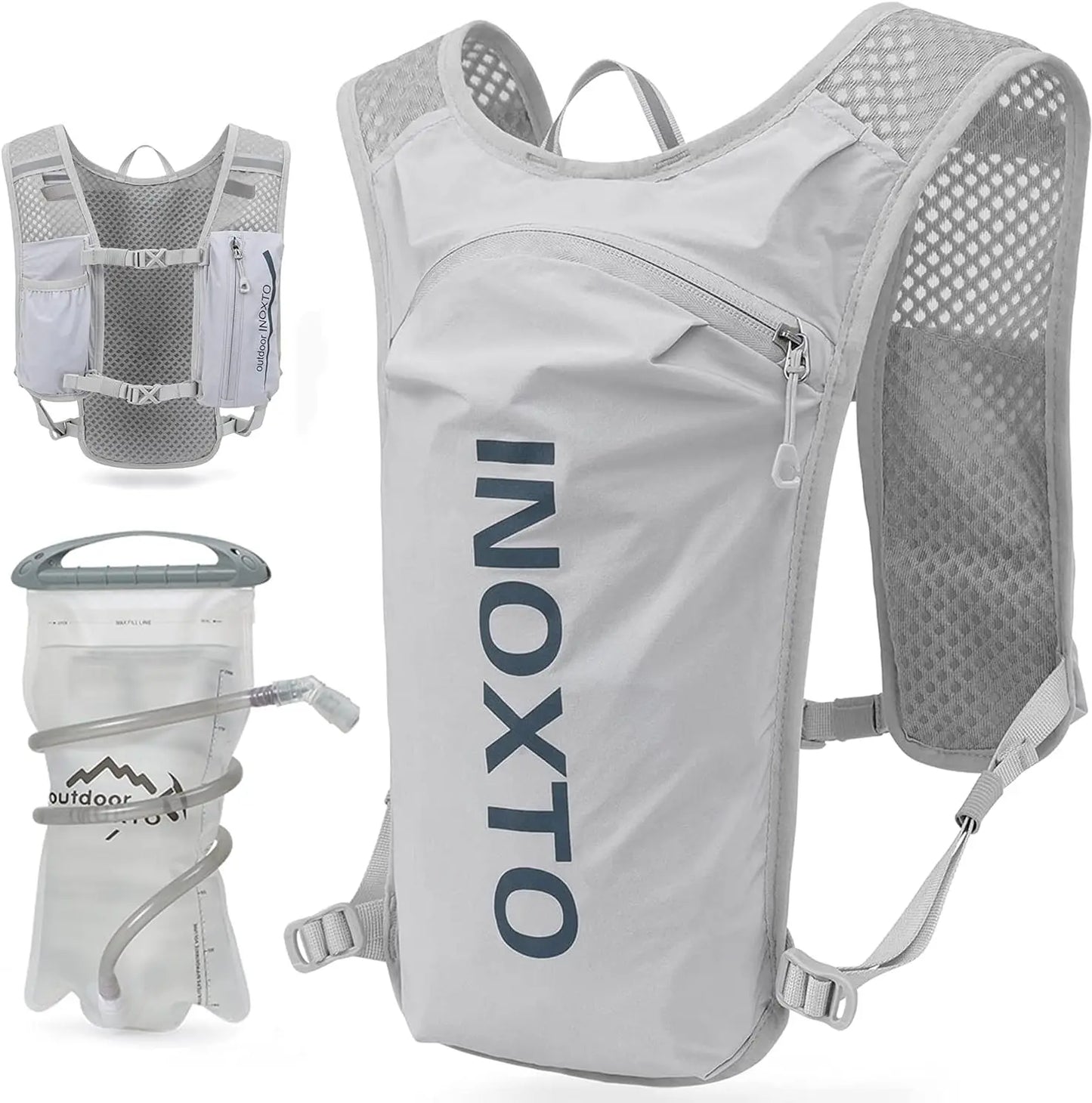 Hydration Vest Backpack With 1.5L Water Bladder For Running