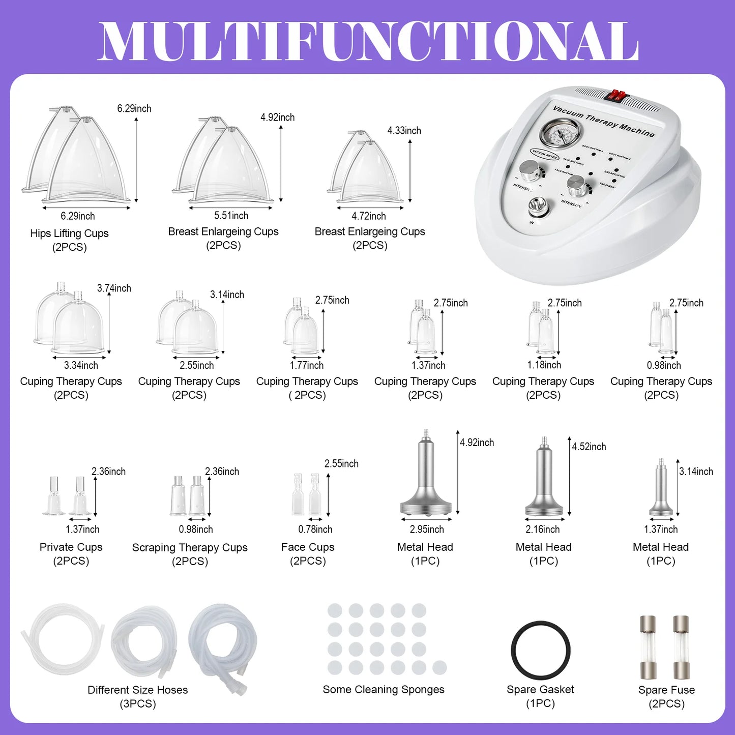 Vacuum Therapy Massage Machine for Body Shaping and Relaxation
