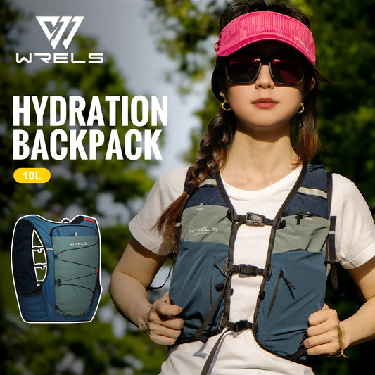 WRELS Lightweight Running Backpack Hydration Vest For Trails