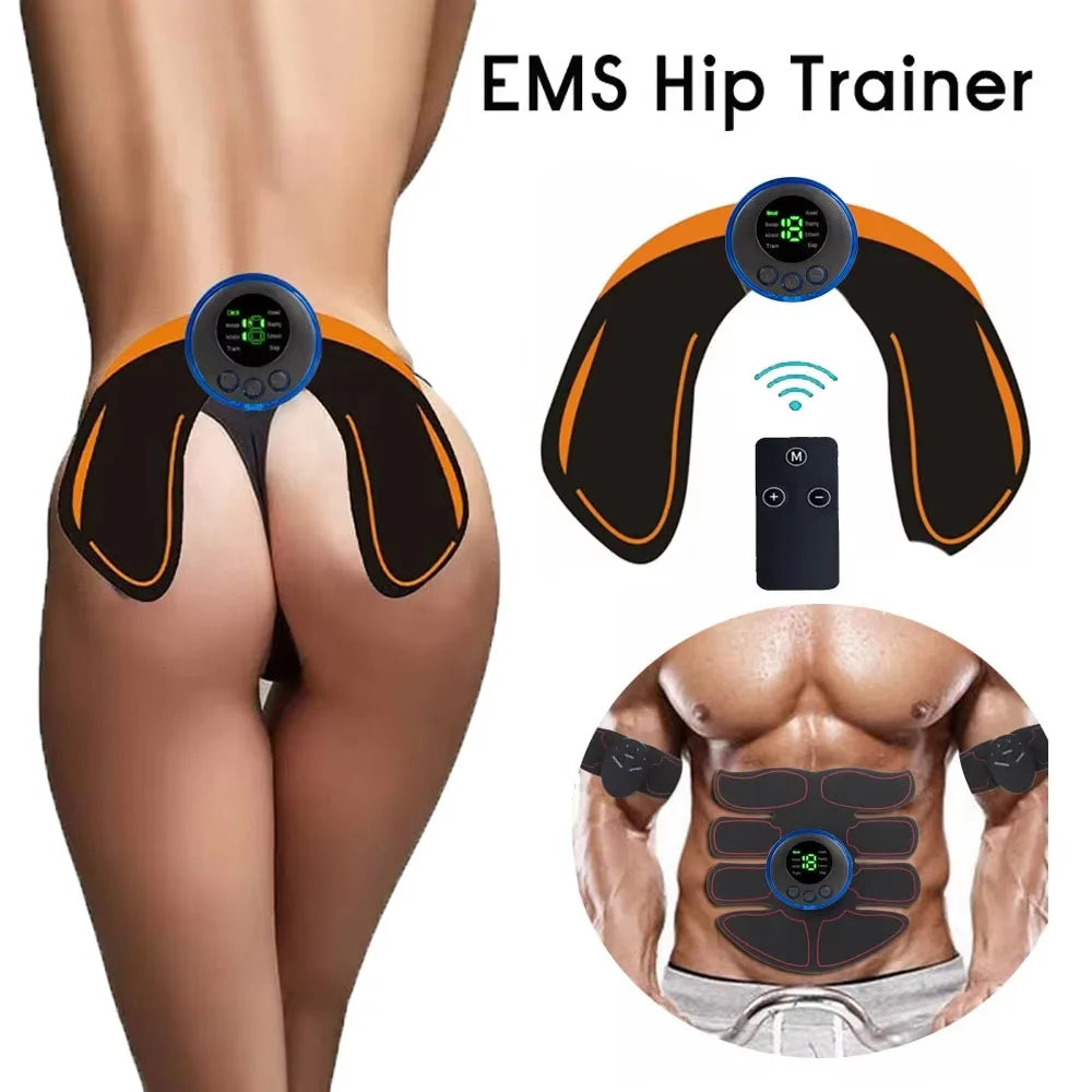 Electric Muscle Stimulator EMS Wireless Hip And Abdominal Trainer
