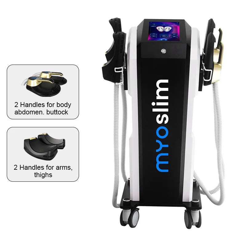 Myoslim RF HI-EMT Body Sculpting System With 5 Handles