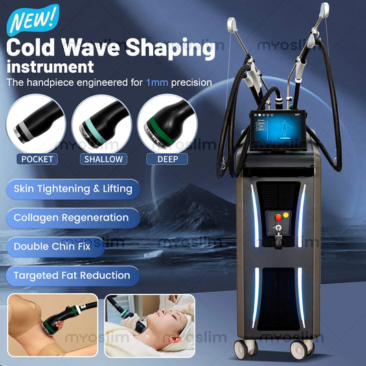 New Upgrade Coolwaves Plus Fat Burn Body Contouring Machine Weight Loss EMS Muscle Stimulation Body Slimming Equipment