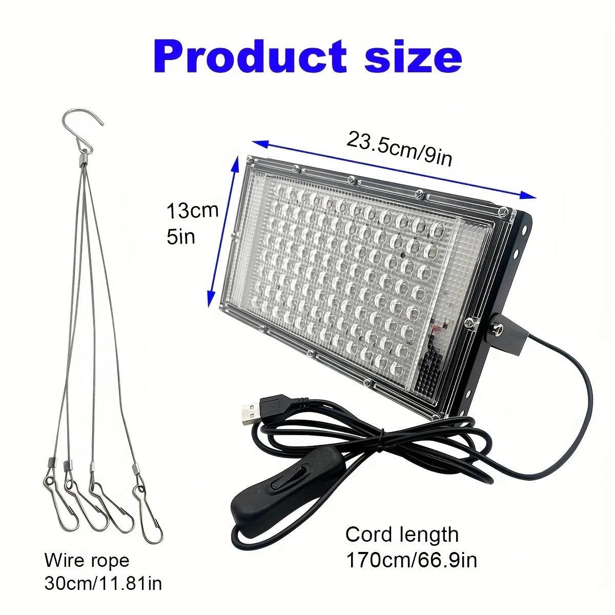 Large size 144 Leds Ultraviolet Tanning Lamp Solarium Light board for Body sunbathing Skin Bronze Skin Tanning USB Tanning Light