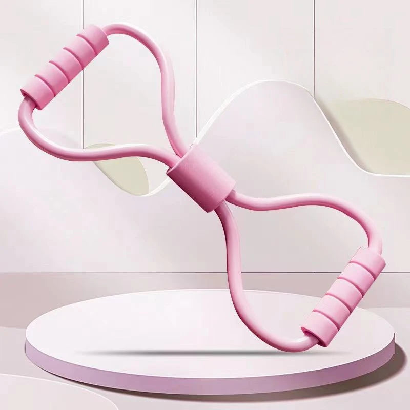 Figure-eight Resistance Band Is A Fitness Stretching and Elastic Back Equipment.shoulder-opening  Back-beautifying Yoga Wonder