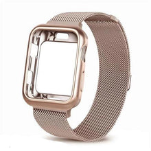 Load image into Gallery viewer, Apple Watch Replacement Band &amp; Case Stainless Steel Mesh w/ Magnetic Buckle 38mm/40mm/42mm/44mm - Elite Fitness Essentials