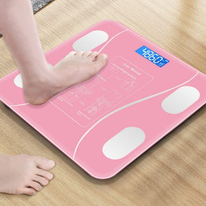 Bathroom USE Healthy Smart Electronic Weight scale Smart Health Solid Color Household Precision Weight Measurement LED Digital 0 Elite Fitness Essentials 