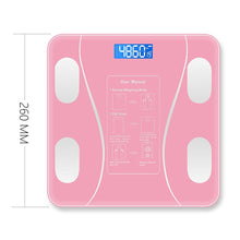 Load image into Gallery viewer, Bathroom USE Healthy Smart Electronic Weight scale Smart Health Solid Color Household Precision Weight Measurement LED Digital 0 Elite Fitness Essentials China Pink 