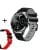 Fitness Tracker Smart Watch With Pulse Oximeter Apparel & Accessories Elite Fitness Essentials Gray and Red Strap 