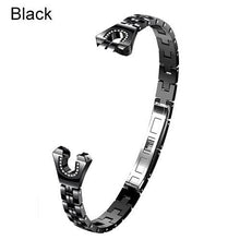 Load image into Gallery viewer, H8 Stainless Steel Metal Replacement Smart Watch Bands 0 Elite Fitness Essentials Black 