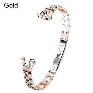 H8 Stainless Steel Metal Replacement Smart Watch Bands 0 Elite Fitness Essentials Rose Gold 