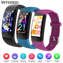 Load image into Gallery viewer, IP68 Waterproof Swimming Body Temperature Fitness Tracker Bracelet Women Heart Rate Blood Oxygen Smart Watch Japanese Support 0 Elite Fitness Essentials 